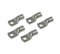 Set 5 pz capicorda da graffare in rame stagnato - sezione 50 mm² - foro 8 mm