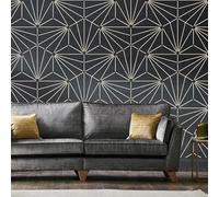 69cm Geometric Linear Line Art Deco Gatsby Stencil Stencil Dipingere Grande Modello Di Mobili Riutilizzabile Piastrella Pavimentazione Nicchia Modelli Di Parete Per I Semi Mandala Pareti