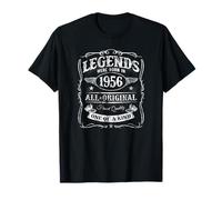 69th Birthday Legends Were Born In 1956 Classic Vintage Maglietta