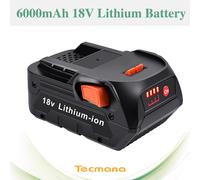 6Ah 18V Al litio Batteria per AEG L1830R L1815R B1830R B1814G BS18G BSB18 BHO18