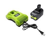 6Ah, Compatibile Con RYOBI, Batteria 18V P108, Batteria 18V One+ Plus, Utensili Elettrici Agli Ioni Di Litio Da 18 Volt P104 P107 RB18L50 RB18L20 P108(1 battery)