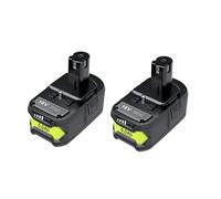 6Ah, Compatibile Con RYOBI, Batteria 18V P108, Batteria 18V One+ Plus, Utensili Elettrici Agli Ioni Di Litio Da 18 Volt P104 P107 RB18L50 RB18L20 P108(2 battery)