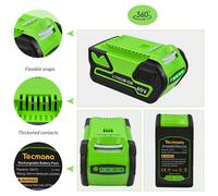 6AH Li-ion Batteria per GreenWorks G-MAX 40V 29462 29472 20302 21332 26272 22262