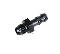 6AN 8AN maschio svasato a 3/8 5/16 1/2 portagomma raccordo dritto adattatore push lock alluminio nero compatibile con parti di motociclette automobilistiche AN6 3/8" AN6 5/16" AN8 1/2"(AN6 TO 5 16)
