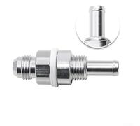 6AN maschio svasato a 5/16 tubo Barb, Raccordo paratia serbatoio carburante, Adattatore linea carburante in alluminio, Connessione serbatoio carburante AN6, Tubo flessibile da 5/16 pollici