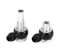 6AN x 1/4 NPSM Raffreddatore d'olio con raccordi Banjo a 90°, connettore per raffreddatore dell'olio della trasmissione per GM 4L80E dal 1997 alla metà del 2010, include 2 set di r (UNA)