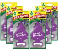 6x Arbre Magique Lavanda Deodorante Per Auto