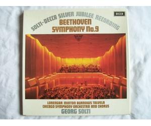 6BB 121/2 Beethoven Symphony 9 Chicago Georg Solti 2 LP box set