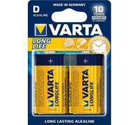 6BLISTER BATTERIE VARTA LONGLIFE ALCALINE TORCIA BL.2 PZ: