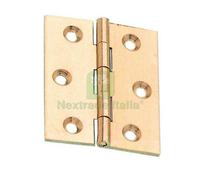 6BLISTER BL CERNIERE FRESATE PIANE ORO SATINATO 50X40 (PZ.2):