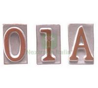 6BLISTER BL NUMERO CIVICO IN TERRACOTTA 8 CM.8,5H: