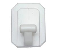 6BLISTER BLISTER GANCI GIGANTI PLAST. ADESIVI BIANCHI(PZ.2)