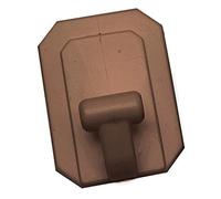 6BLISTER BLISTER GANCI GIGANTI PLAST. ADESIVI MARRONE(PZ.2)