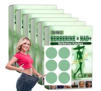 6box-36pcs Moringa Berberine 10-in-1 Nano Microdart Body Patches | Ultra-thin invisible microdart patches with gentle skin-friendly formula, convenient daily body care accessories for adults