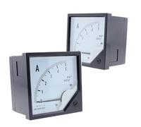 6C2 5A 10A 30A 50A 100A 300A/75mV DC Corrente Analogico Amperometro Puntatore Pannello Meter 80x80mm DC Amp Meter Utilizzare con Shunt 1 pz (1000A 75mV)