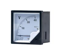 6C2 Voltmetro da pannello analogico CC 80x80mm Quadrante Display Indicatore di portata 0-20 V for installazione integrata di quadri elettrici(DC5V)