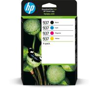 6C400NE HP 937 CMYK INK CAR 4 PACK NEW