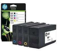 Hp confezione da 4 cartucce di inchiostro cmyk originali 937