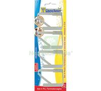 6CF FERMATOVAGLIA A MOLLA SUPER DE LUCA INOX MM 40 CF=PZ 4: