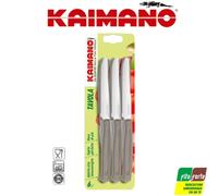 6COLTELLI KAIMANO ORIGINALI SET LAMA SEGHETTATA INOX TAVOLA DINAMIK LUNGA DURATA