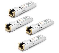6COMGIGA 10/100/1000BASE-T SFP RJ45 rame, 1.25G modulo ricetrasmettitore per Cisco GLC-T/SFP-GE-T/GLC-TA, Mikrotik S-RJ01, fino a 100 m [4 confezioni]
