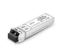 6COMGIGA Modulo Transceiver SFP + 10GBase-SR 10Gb/s per Cisco SFP-10G-SR, Ubiquiti, Supermicro, Netgear, Mikrotik, ZTE (MMF, 850nm, 300-Meter, DDM)