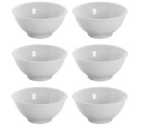 6er Set Ciotole Riso White Basics Rotondo D.13cm H.6cm Bianco Maxwell &