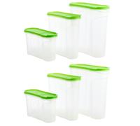 6er Set Contenitori Alimenti 1-4L Ermetico Scatola Sigillata Porta Vivande