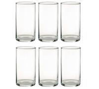 6er Set Dekogläser Vasi Cilindro H.20cm D.10cm Vetro Chiaro RUDOLPH KERAMIK