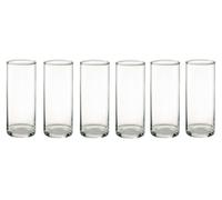 6er Set Dekogläser Vasi Cilindro H.30cm D.10cm Vetro Chiaro RUDOLPH KERAMIK