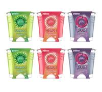 6er Set Glade Candela Profumata Bambù Limone Prugne Fragranza Glaskerze Vetro