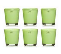 6er Set Orchideentöpfe Orchidea Verde Chiaro H.13,5cm (D) .12,5cm Rotondo
