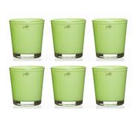 6er Set Orchideentöpfe Orchidea Verde Chiaro H.13,5cm (D) .12,5cm Rotondo