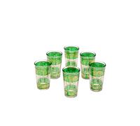 6er Set Orientale Marocchina Decorato Bicchieri da Tè Bicchieri Di Decorazione