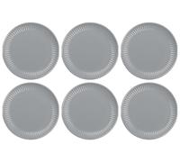 6er Set Piatto Prima Colazione,Piattino Del Pane Mynte Francese Grigio (D) .