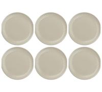6er Set Piatto Prima Colazione,Piattino Del Pane Mynte Latte Crema D.19,5cm Ib