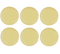 6er Set Piatto Prima Colazione,Piattino Del Pane Mynte Limonata Giallo (D) .