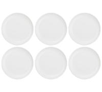 6er Set Piatto Prima Colazione,Piattino Del Pane Mynte Pure Bianco D.19,5cm Ib