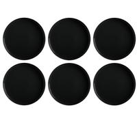 6er Set Piatto Torta, Piatto Prima Colazione Tint D.20cm Nero Maxwell & Williams