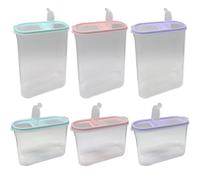 6er Set Scatole di Scorta 3x 1,4 L & 3x 2,8 Litro Sigillata Müslidose