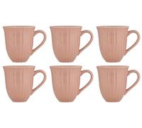 6er Set Tazza 240 ML Mynte Coral Mandorla Terraglia Ib LAURSEN