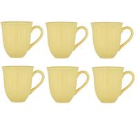 6er Set Tazza da Caffè, Mynte Limonata Giallo per 300ml Terraglia Ib LAURSEN