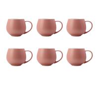 6er Set Tazza, Tazze Tint Rotondo Coral 450ml Porcellana Maxwell & Williams