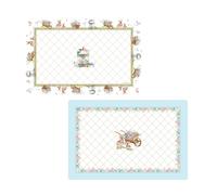 6er Set Tovagliette Spring Bloom Lepri E Fiori su Due Lati 45x30cm EASY LIFE
