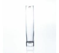6er Set Vasi IN Vetro Fiori Solifleur H.30cm D.5cm Rotondo Chiaro SANDRA RICH