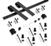 6FT/183 cm - Set completo per porta scorrevole, portata fino a 220 bls