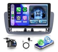 6G+128G 8 Core 9" Android Autoradio per Seat Ibiza 2012-2015, Wireless Carplay Android Auto, AI Microfono con Riduzione del Rumore, Mirror Link Bluetooth FM/RDS EQ/DSP WiFi GPS Comandi al Volante
