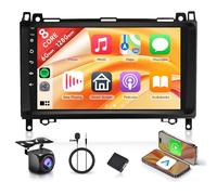 6G+128G 8 Core Android Autoradio per Mercedes Benz Class A W169 Class B W245 W639 Vito W639 Viano W906 Sprinter Wireless Carplay Android Auto Mirror Link Bluetooth FM/RDS/DSP/SWC WiFi GPS [9 Pollici]