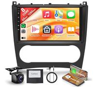 6G+128G 8 Core Android Autoradio per Mercedes Benz Class C/GLK W203 W209 C180 C200 C203 C209 A209 2004-2011 9" Stereo Auto con Carplay Android Auto Senza Fili Mirror Link Bluetooth FM/RDS/DSP WiFi GPS