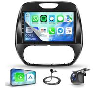 6G+128G 8 Core Android Autoradio per Renault Captur Clio 2011-2018, 9 Pollici Schermo Carplay Android Auto Senza Fili Bluetooth FM/RDS/EQ/DSP WiFi GPS Panoramica a 360° Comandi al Volante Retrocamera